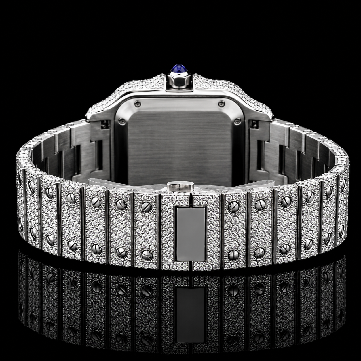 MOISSANITE CARTIER INSPIRE ICE OUT PURPLE MAJESTY