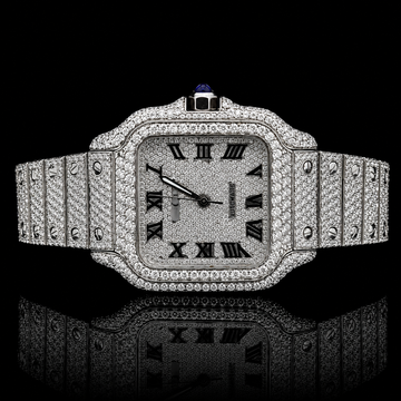 Moissanite Cartier inspire Diamond Roman IceQueen
