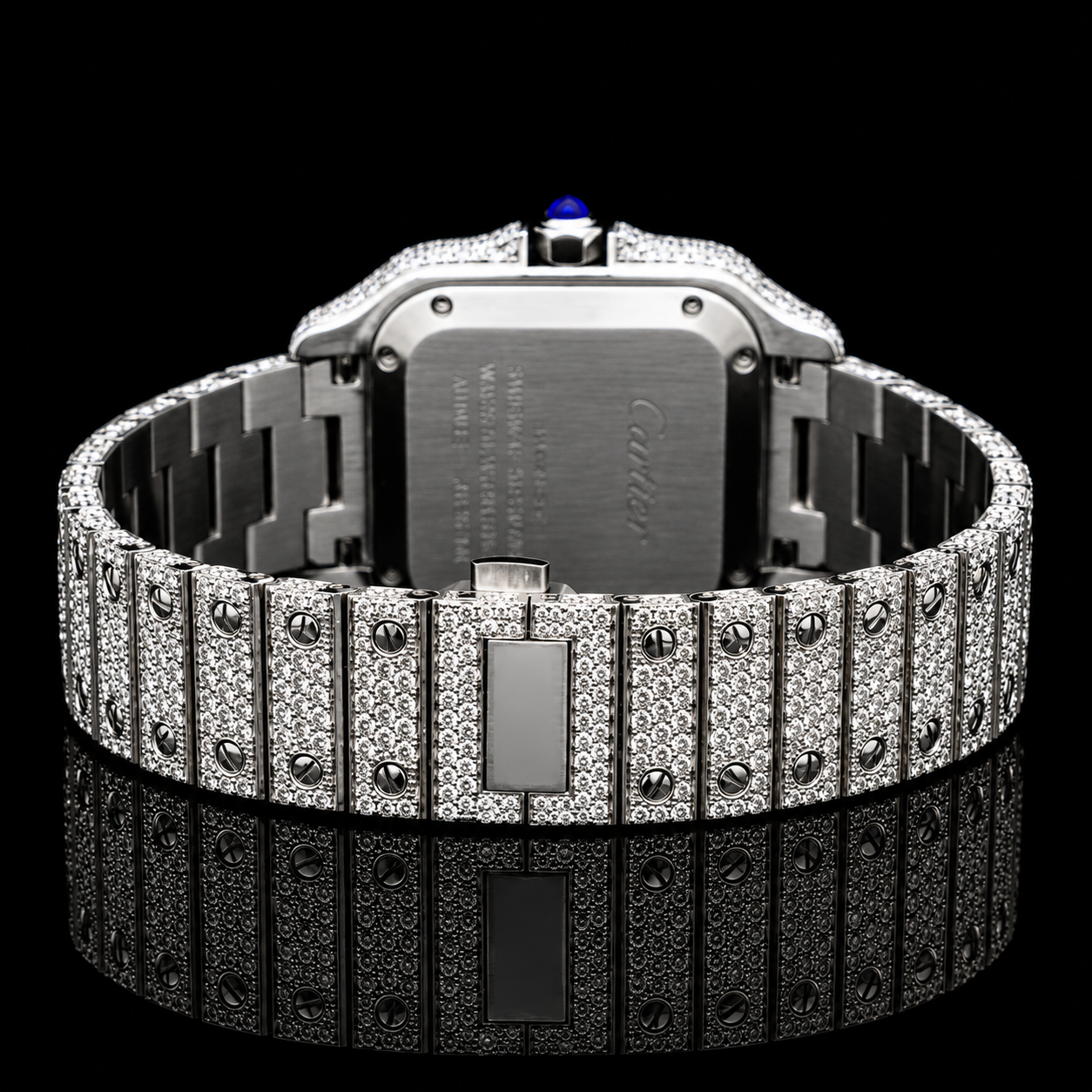Moissanite Cartier inspire Diamond Roman IceQueen