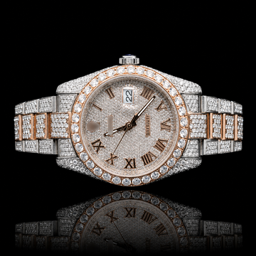 Moissanite Rolex Inspire Frosted Rose Monarch