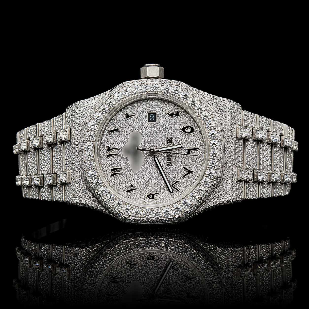 Hip Hop Moissanite AP-Style Watch