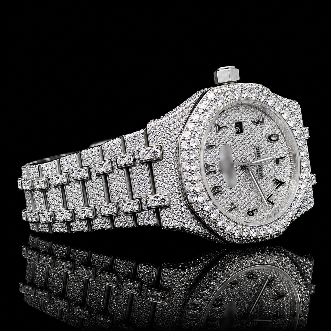Hip Hop Moissanite AP-Style Watch