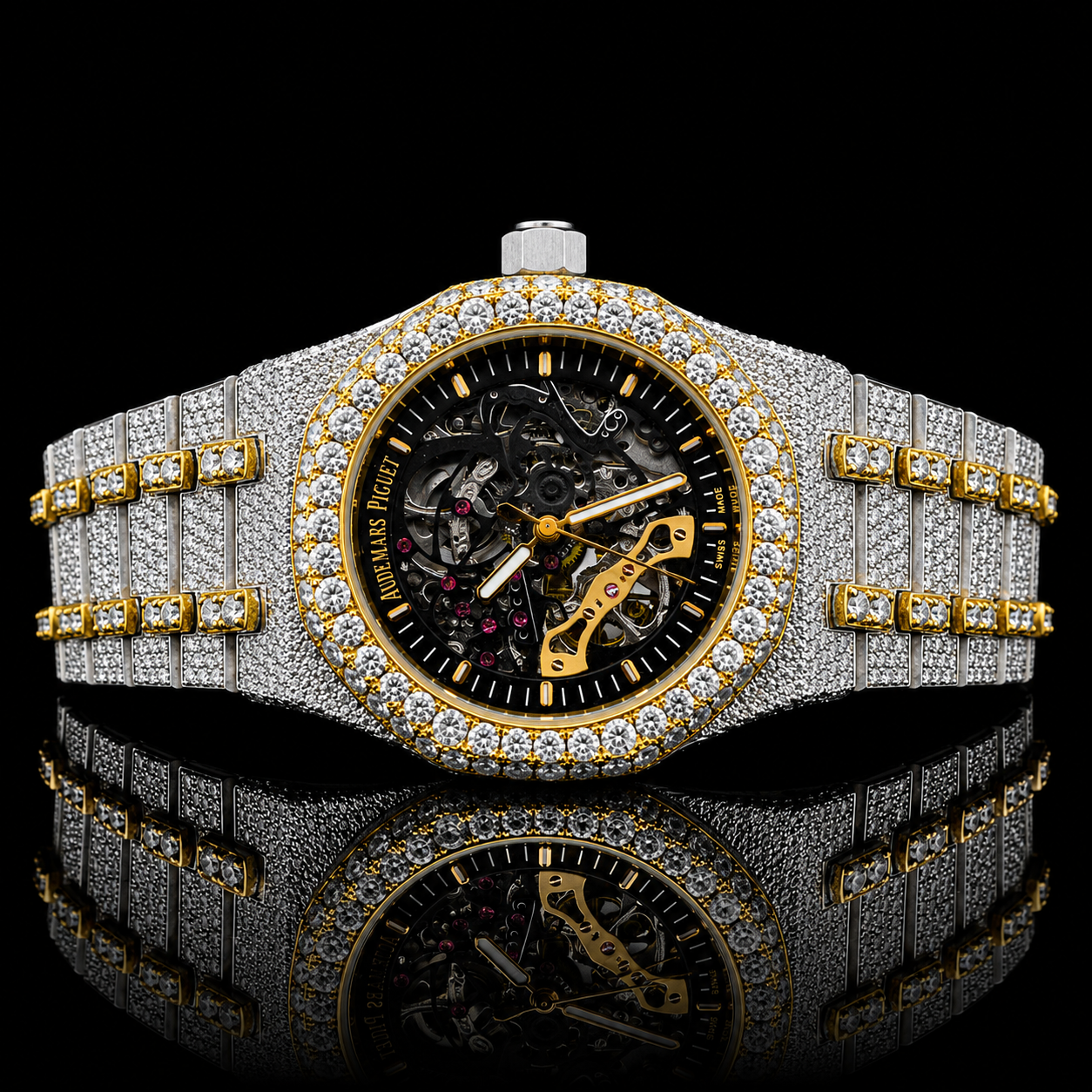 Men’s Hip Hop Skeleton Luxury Watch