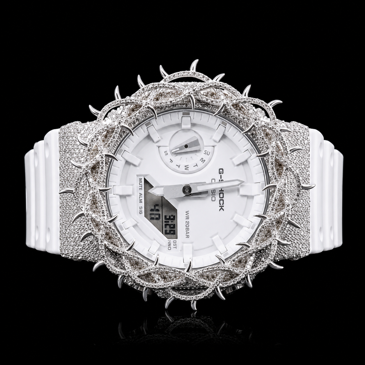Moissanite Iced G-Shock customization The Royal Frost Phantom