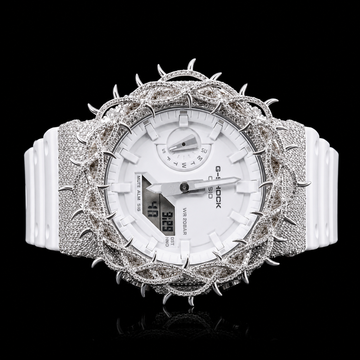 Moissanite Iced G-Shock customization The Royal Frost Phantom