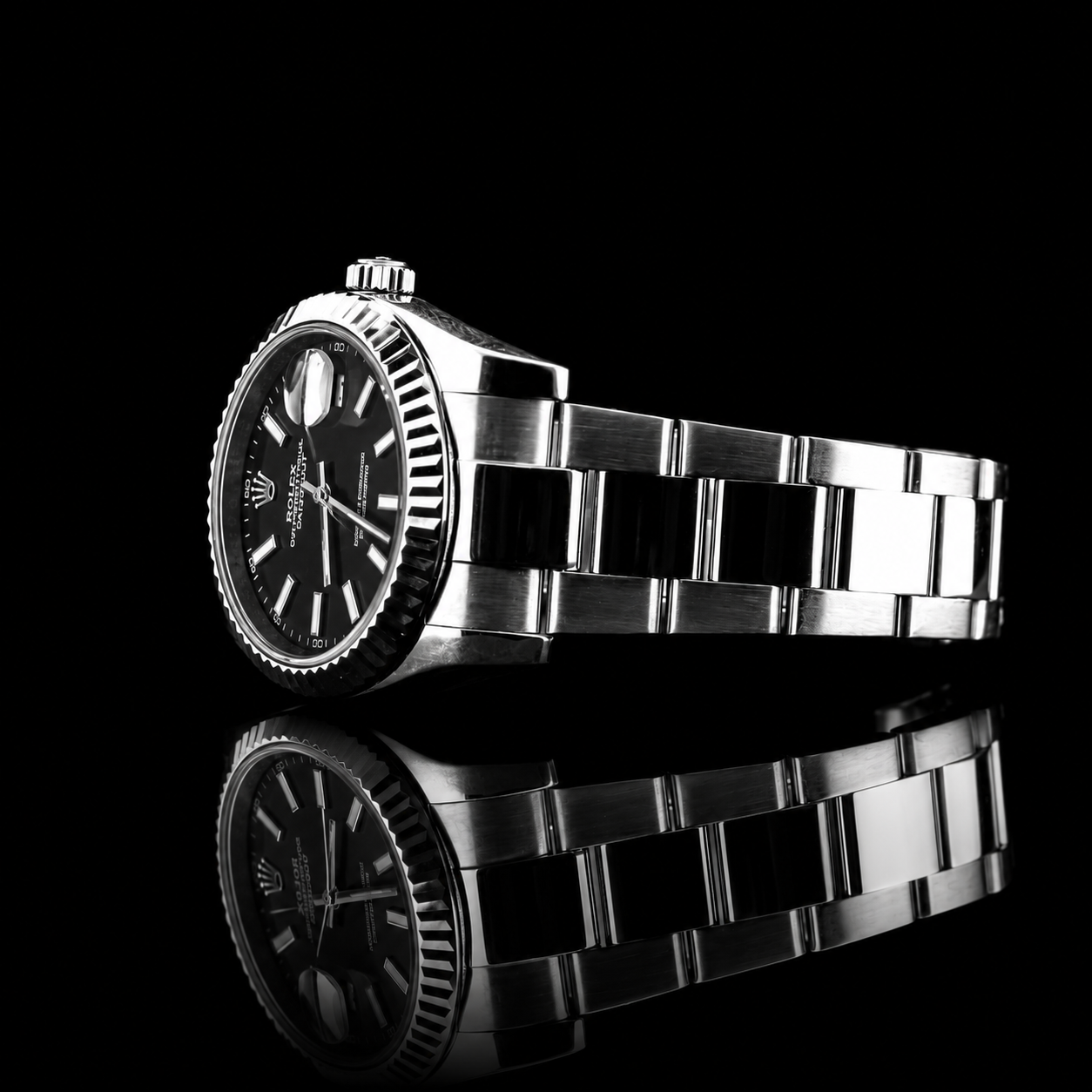Sleek Black Dial Watch