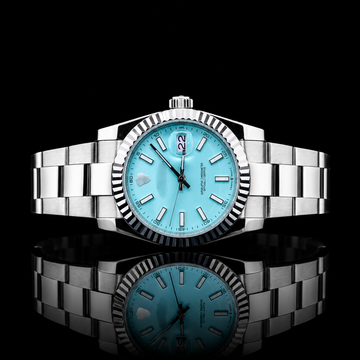Sleek blue Dial Watch