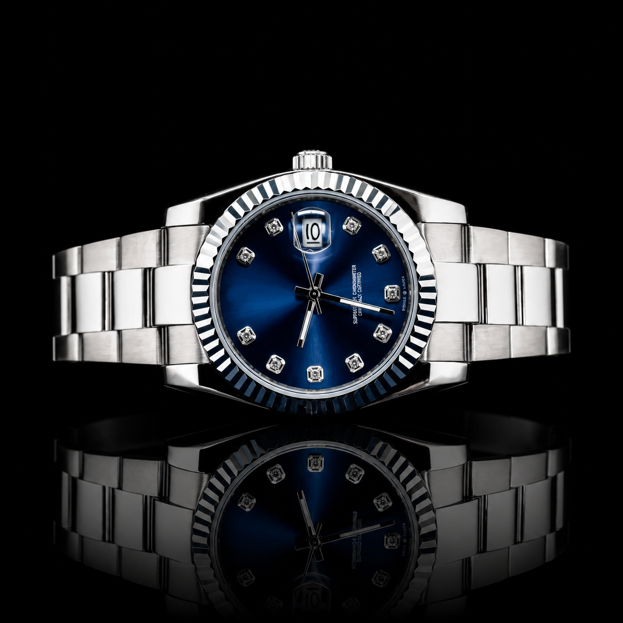 Sunburst Blue Dial