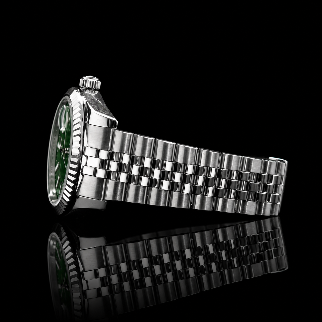 Luxury Green Dial Watch