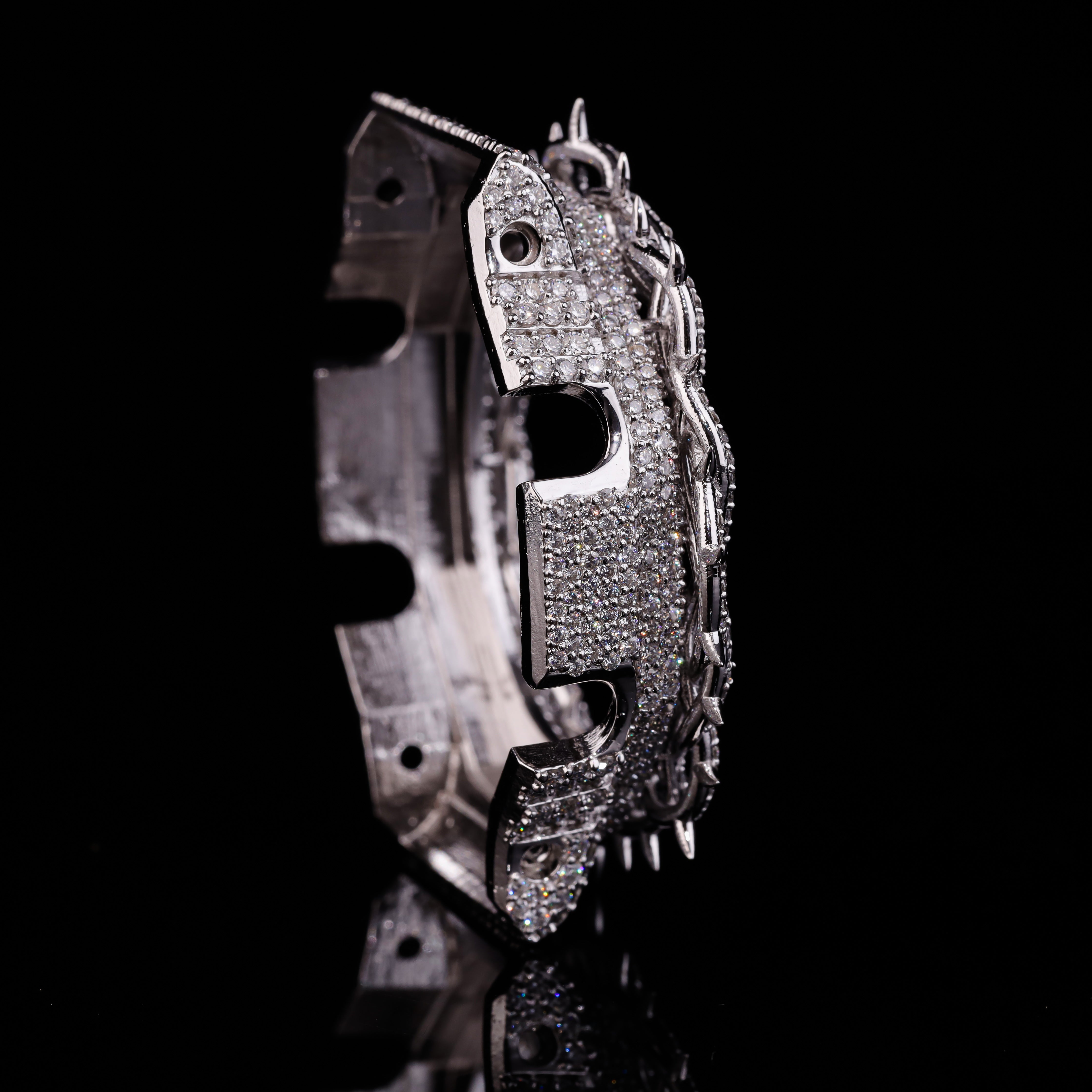 Thorn Crown Moissanite G-Shock Bezel