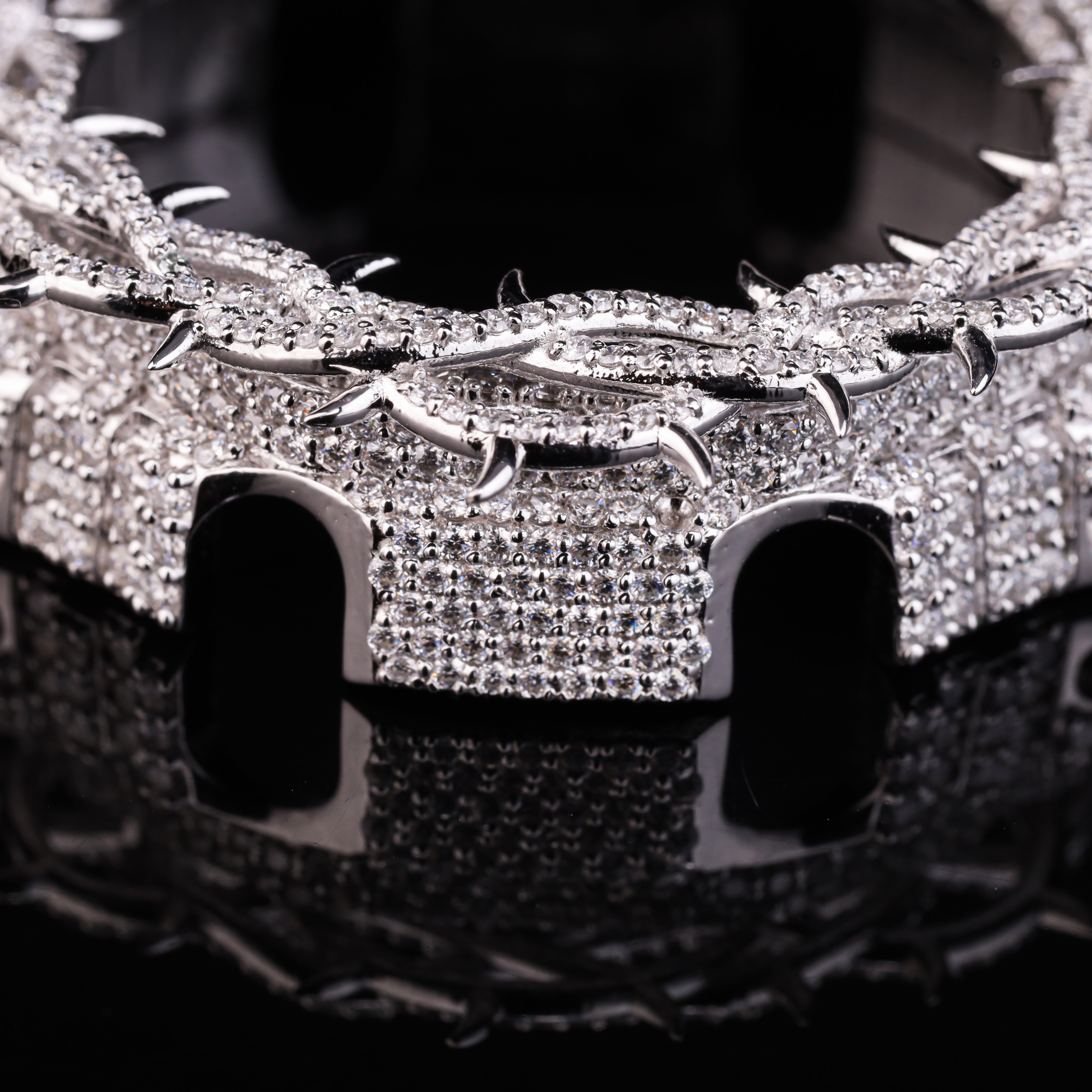 Thorn Crown Moissanite G-Shock Bezel