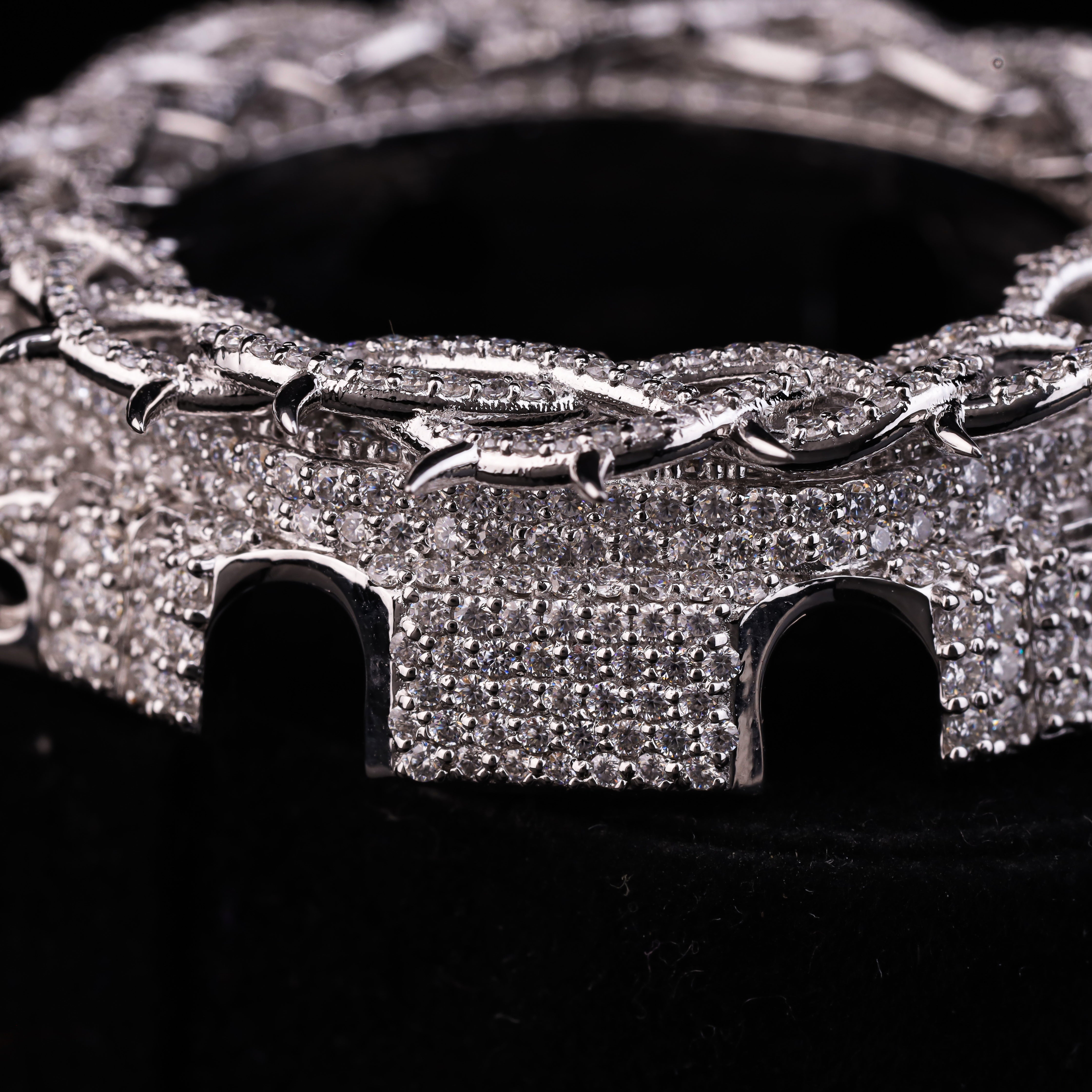 Thorn Crown Moissanite G-Shock Bezel