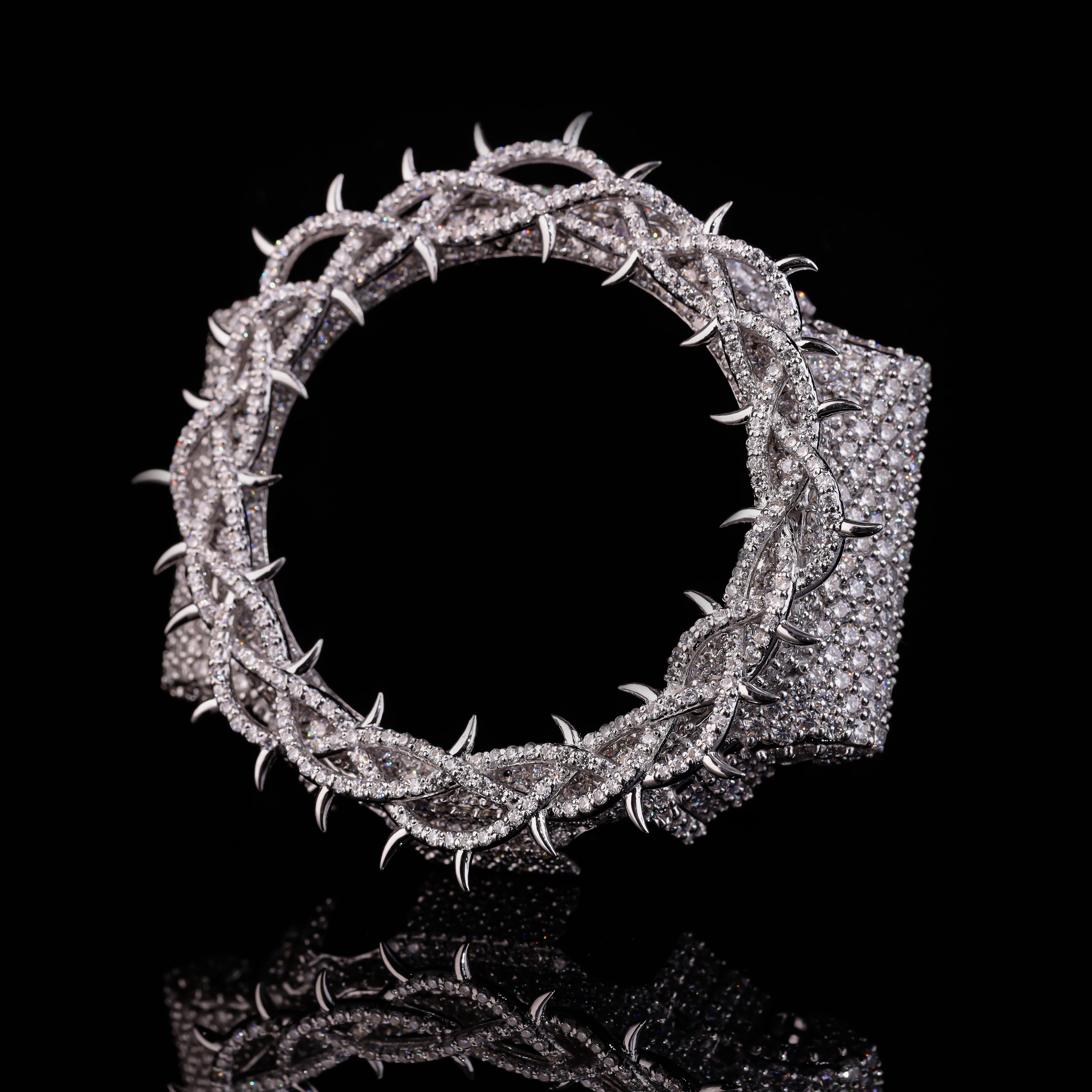 Thorn Crown Moissanite G-Shock Bezel