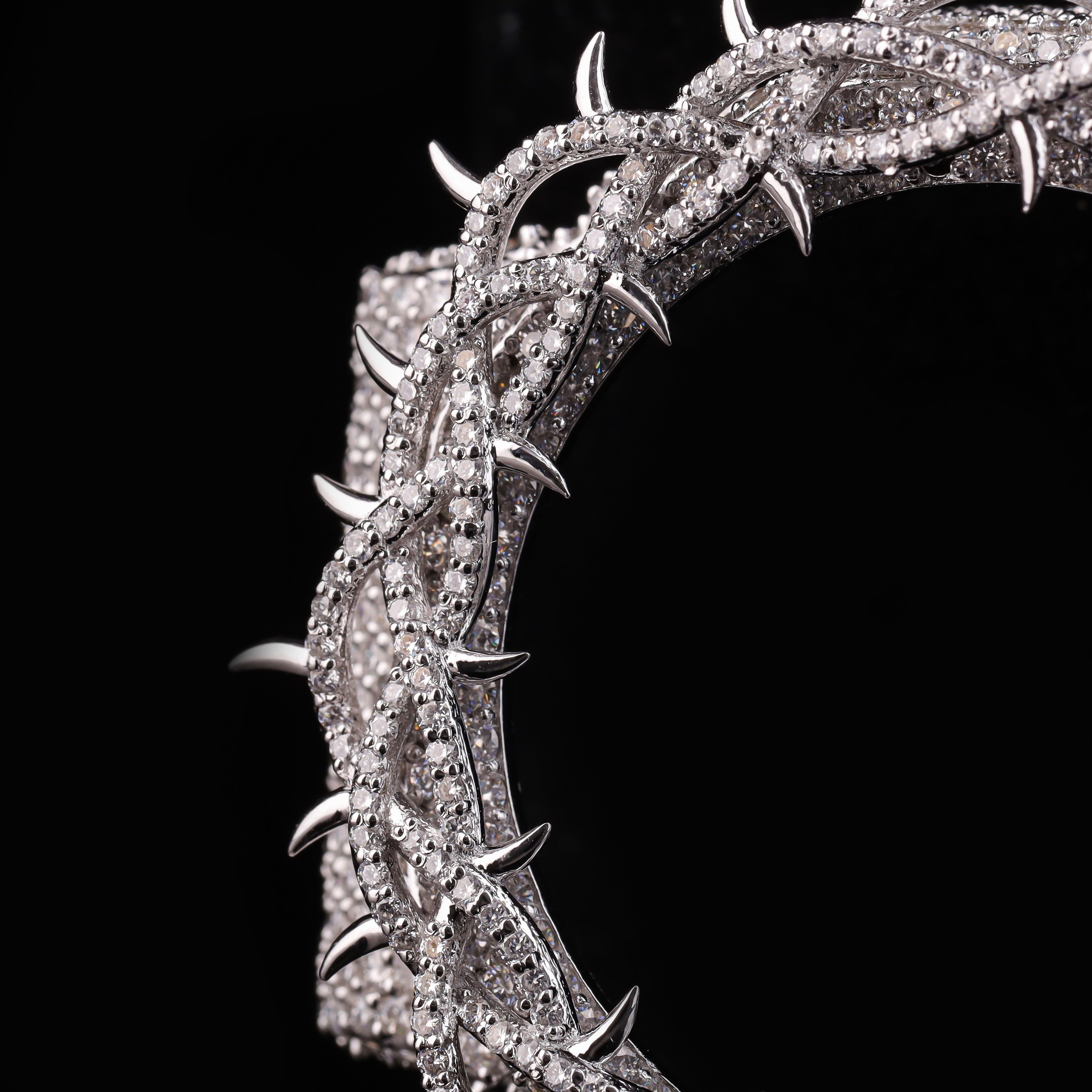 Thorn Crown Moissanite G-Shock Bezel