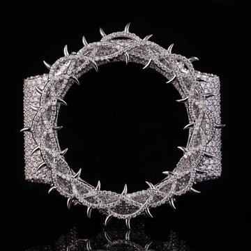 Thorn Crown Moissanite G-Shock Bezel