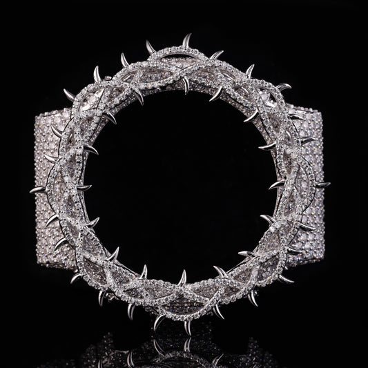 Thorn Crown Moissanite G-Shock Bezel