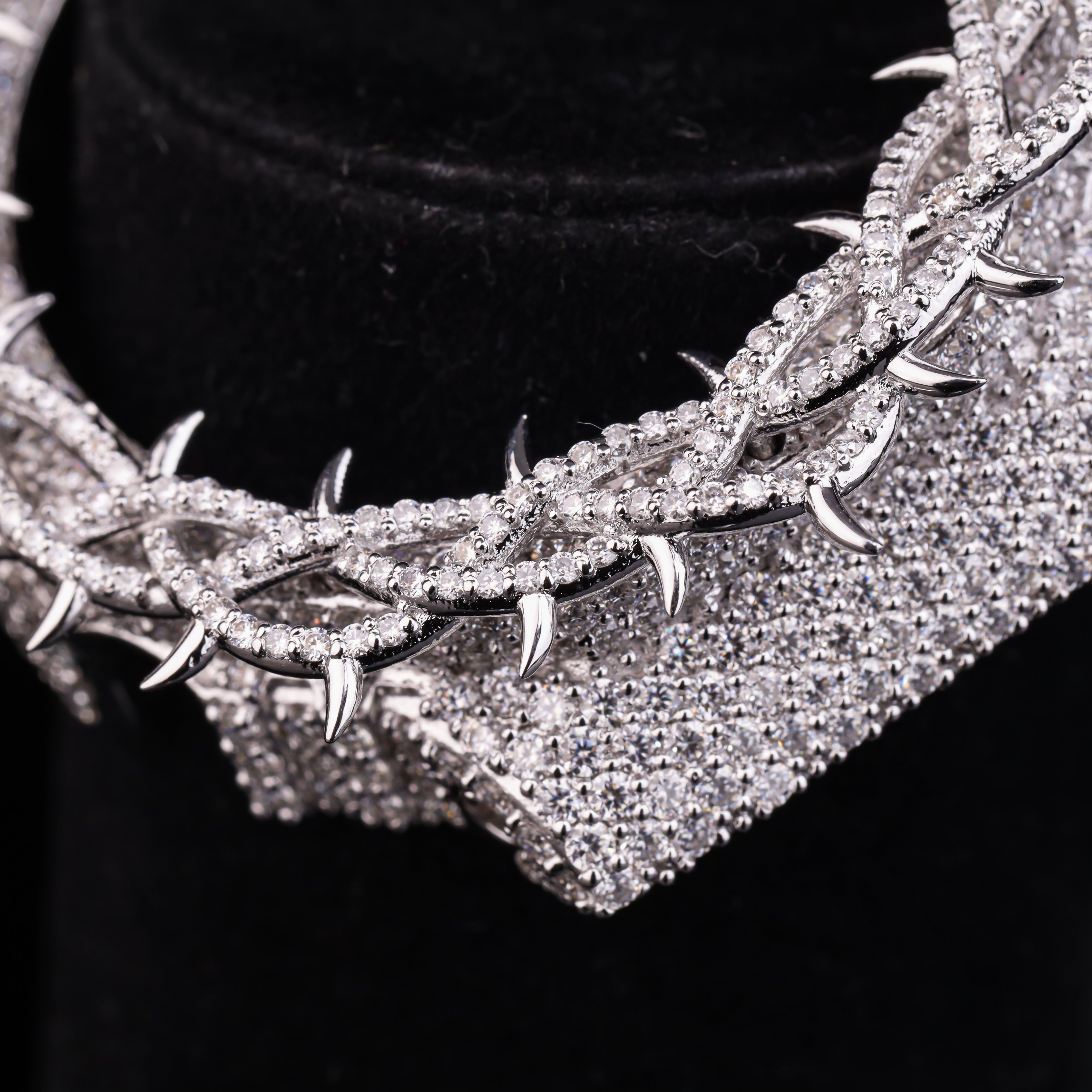 Thorn Crown Moissanite G-Shock Bezel