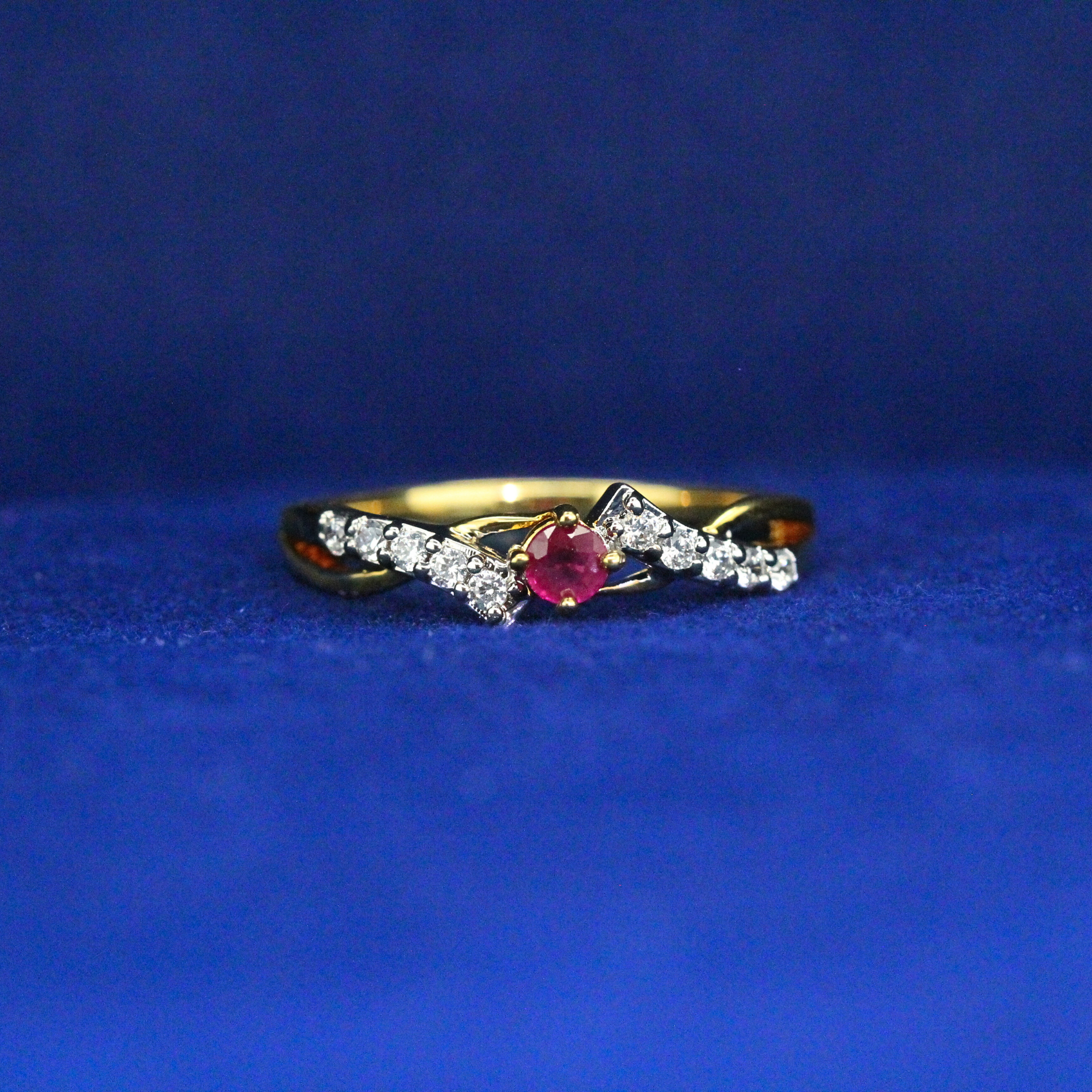 Front view of Edwardian Style Ring – Fine jewelry

