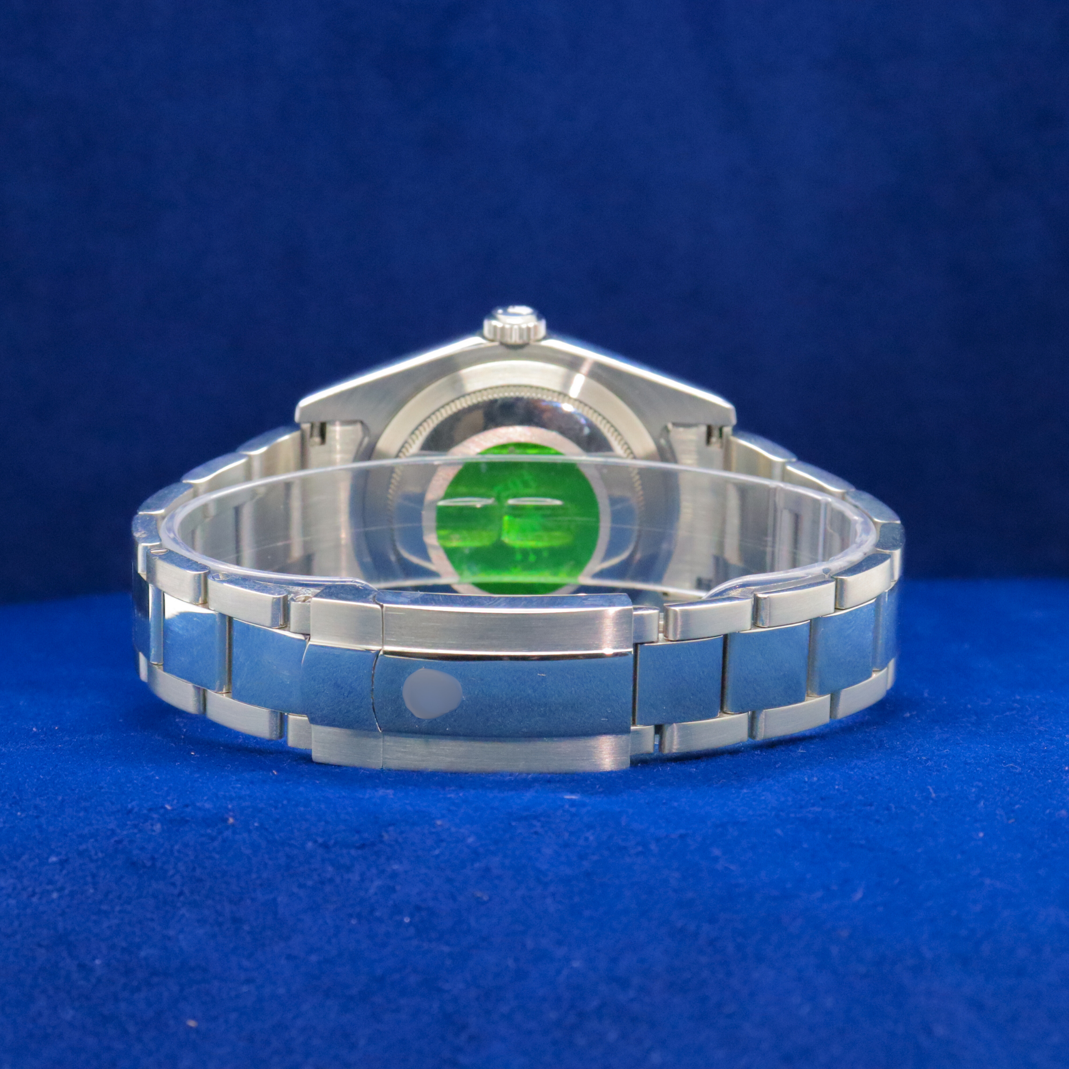Back view of Funny "I'm Late" Watch – Custom quirky timepiece

